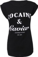 COCAINE CAVIAR dámske tričko s krátkym rukávom